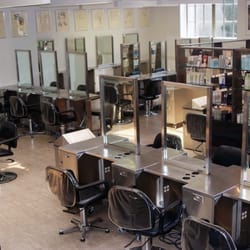 Jean Madeline Aveda Institute Salon - View of the salon floor
