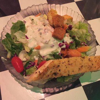 Flamingo Grill - Here is the side salad - Seafood Near Me - Myrtle Beach, South Carolina
