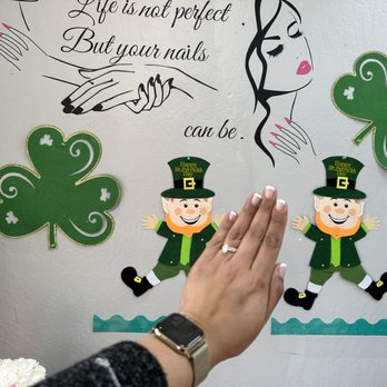 CLASSY NAILS - French manicure on natural nails, pre-dipped in powder, topped with gel polish. - Waxing Near Me - Morgan Hill, California