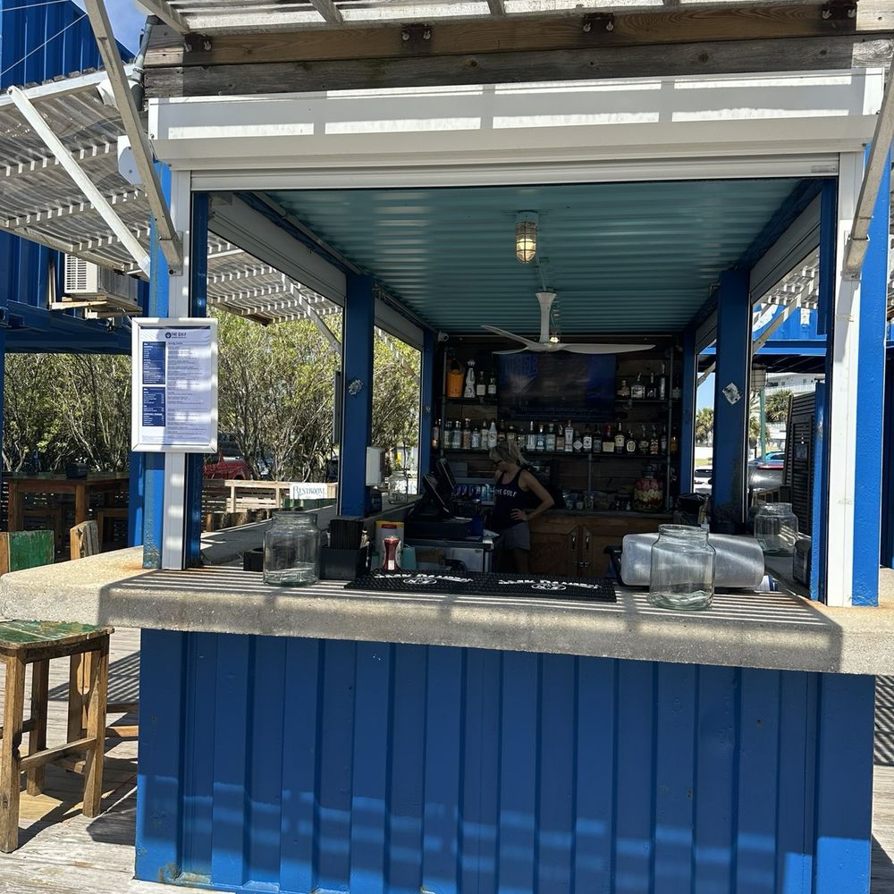 The Gulf - Downstairs bar (can order food here) - Burgers Near Me - Orange Beach, Alabama The Gulf - Downstairs bar (can order food here) - Burgers Near Me - Orange Beach, Alabama