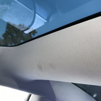 Metropolitan Collision Services - Grease stains all over visor and ceiling of car, car was new condition when dropped off for external repairs! - Body Shops Near Me - Houston, Texas Metropolitan Collision Services - Grease stains all over visor and ceiling of car, car was new condition when dropped off for external repairs! - Body Shops Near Me - Houston, Texas