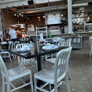Bigalora - Open kitchen visible from the main seating, and part of the upstairs visible - Pizza Near Me - Royal Oak, Michigan Bigalora - Open kitchen visible from the main seating, and part of the upstairs visible - Pizza Near Me - Royal Oak, Michigan