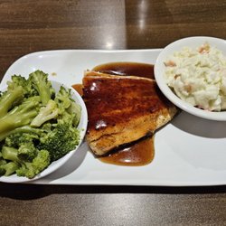 Mesquite Bourbon Glazed Salmon