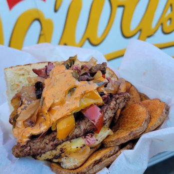 Alpha Dawgs - Pastrami Burger @_thencfoodie_ - Food Trucks Near Me - Durham, North Carolina Alpha Dawgs - Pastrami Burger @_thencfoodie_ - Food Trucks Near Me - Durham, North Carolina