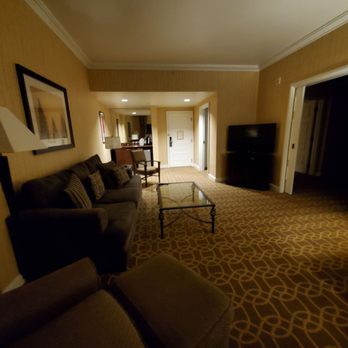 Omni Interlocken Hotel - Room 1103 - the living area from the chair by the balcony - Hotels Near Me - Broomfield, Colorado