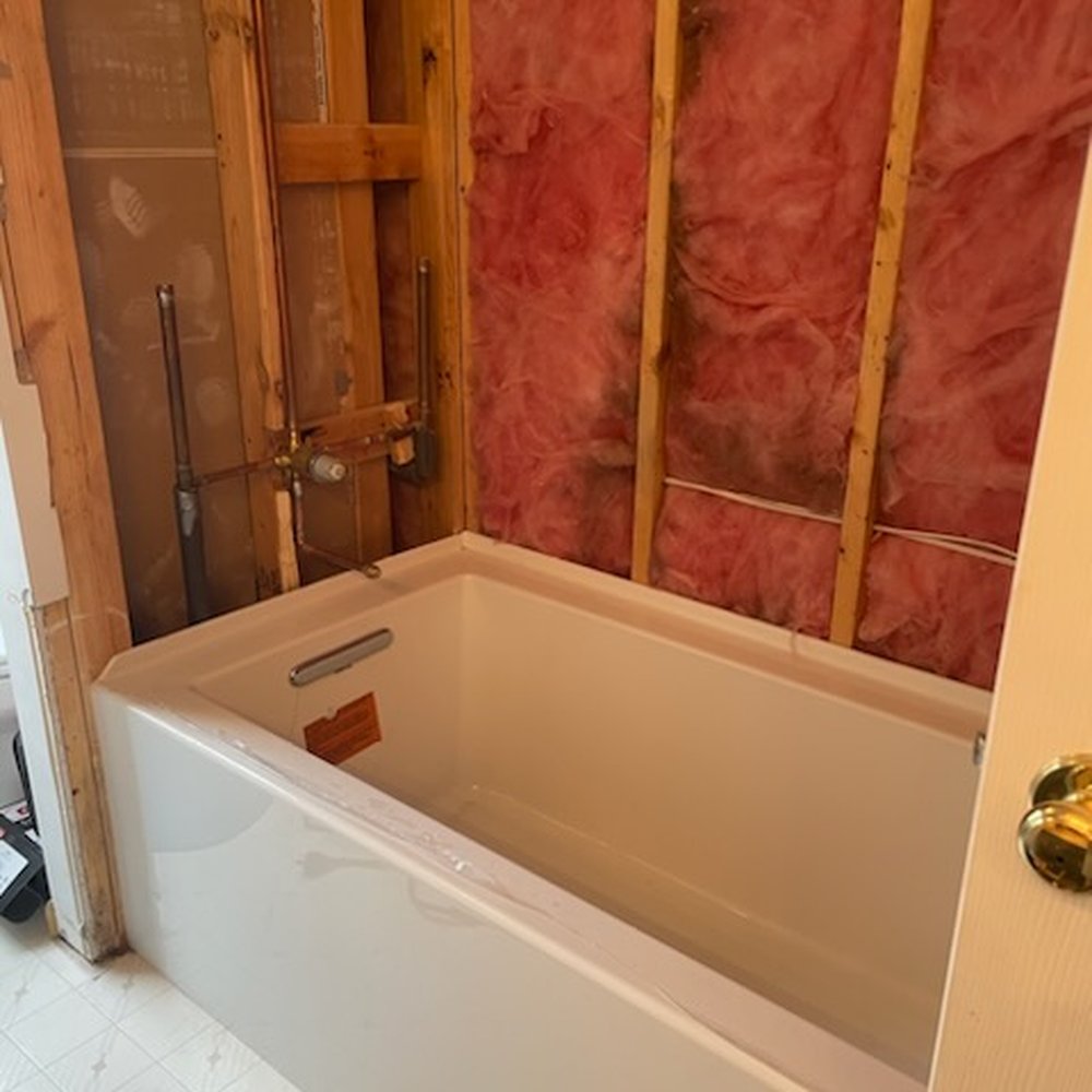 Dan Potter Home Improvement - Old tile and tub removed; new plumbing installed - General Contractors Near Me - Cincinnati, Ohio Dan Potter Home Improvement - Old tile and tub removed; new plumbing installed - General Contractors Near Me - Cincinnati, Ohio