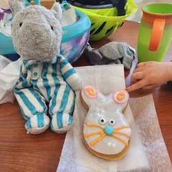 OMG Donuts - Bunny donut to share with her bunny
