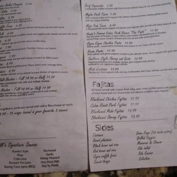 Mojo Grill & Catering - dirty menu - Cajun/Creole Near Me - Ocala, Florida