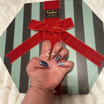 Happiness Nails & Spa - Coraline themed nails! - Nail Salons Near Me - Hanford, California