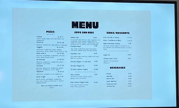 Menu photo 2 Mario's Poutine & Pizzeria Edmonton, AB