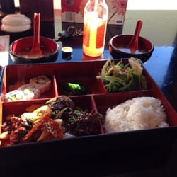 Moon's Fresh Sushi - Beef bento box lunch special $13.50!