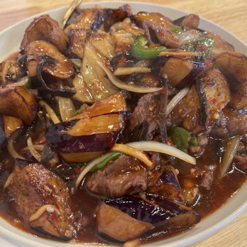 Hidden Dumpling House - Garlic eggplant with beef - Chinese Near Me - Elk Grove, California Hidden Dumpling House - Garlic eggplant with beef - Chinese Near Me - Elk Grove, California
