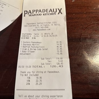 Pappadeaux Seafood Kitchen - Seafood Near Me - Arlington, Texas