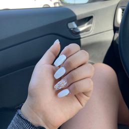 ignore my cuticles (i have a bad habit of picking at them) but love my nails!!