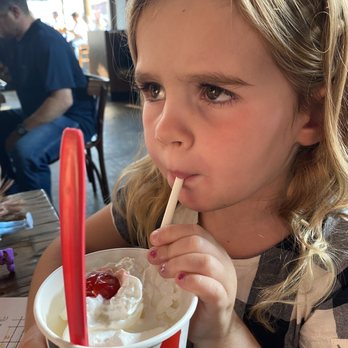 Jackson Drug - Vanilla milk shake with whipped cream and cherry on top. - American Near Me - Jackson, Wyoming