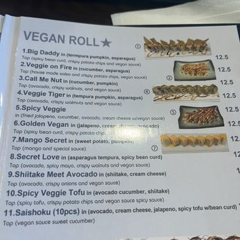 Sushi Ken - vegetarian menu - Sushi Bars Near Me - Fremont, California Sushi Ken - vegetarian menu - Sushi Bars Near Me - Fremont, California