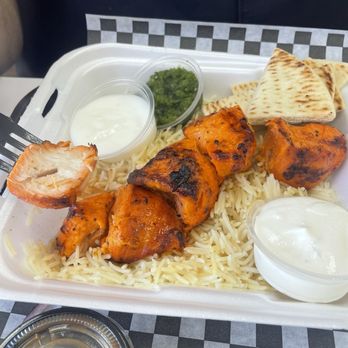 Taste Mediterranean Grill - Chicken plate. Awesome rice! - Mediterranean Near Me - Las Vegas, Nevada