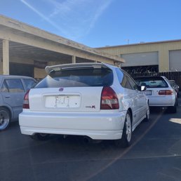 employee's cars and customer cars. employee's cars and customer cars.