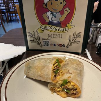 Chiroy's Cafe - Machaca Breakfast Burrito - Cafes Near Me - National City, California