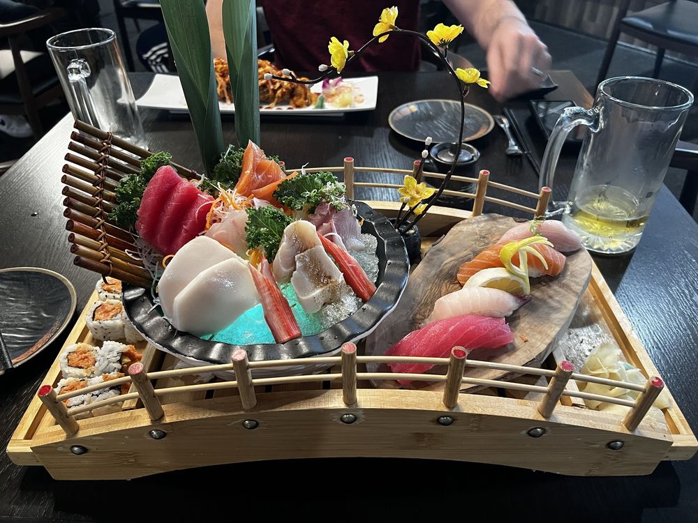 Food from Koi Sushi and Steakhouse