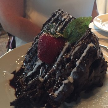 Cheever's Cafe - Chocolate Layer Cake- scrumptious, and way too much for just two people! - New American Near Me - Oklahoma City, Oklahoma