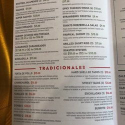 Luigi's Cocina - Menu