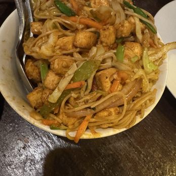 Red Hot Chilli Pepper - CHILLI GARLIC NOODLES with Tofu - Chinese Near Me - San Carlos, California