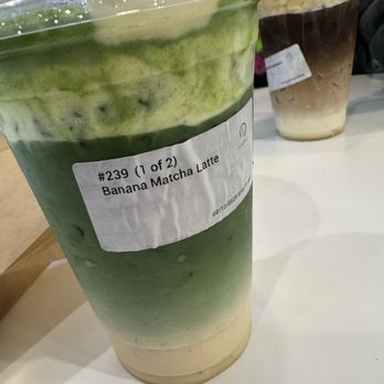 Trung Nguyen E-Coffee - Banana matcha - Coffee & Tea Near Me - Long Beach, California