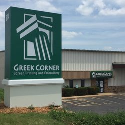 Greek Corner Screen Printing and Embroidery - Our new facility at 614 N. Washington.