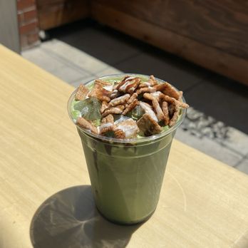 Le Phant Milk Tea - medium cinnamon toast matcha - Bubble Tea Near Me - Los Angeles, California Le Phant Milk Tea - medium cinnamon toast matcha - Bubble Tea Near Me - Los Angeles, California
