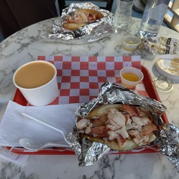 James Hook & Co - Large Lobster Roll with Butter* - Seafood Near Me - Boston, Massachusetts James Hook & Co - Large Lobster Roll with Butter* - Seafood Near Me - Boston, Massachusetts