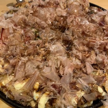 Daesung Korean Noodle - Seafood pajeon with bonito flakes - Korean Near Me - Flushing, New York Daesung Korean Noodle - Seafood pajeon with bonito flakes - Korean Near Me - Flushing, New York