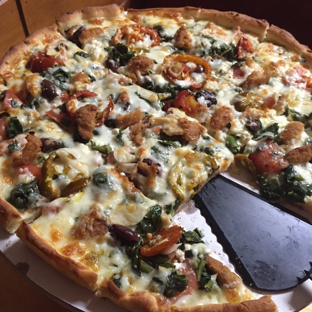 Leda's Pizza Restaurant - The Mediterranean delight pizza - amazing!! - Pizza Near Me - Fairlee, Vermont Leda's Pizza Restaurant - The Mediterranean delight pizza - amazing!! - Pizza Near Me - Fairlee, Vermont