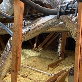 Rotex Ac and Heating - attic used to look like dungeon now open airy - Heating & Air Conditioning/HVAC Near Me - Houston, Texas