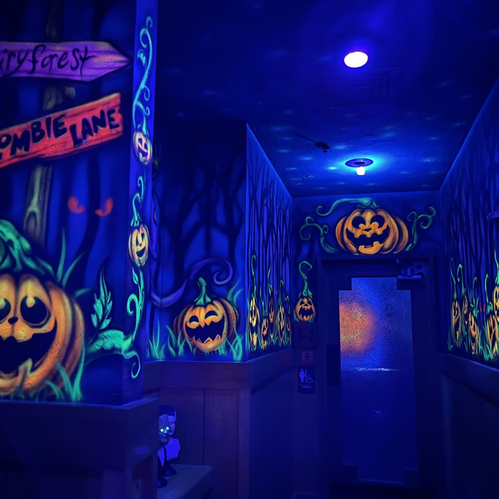 Haunted Castle Cafe - The restroom area. - Seafood Near Me - Plano, Texas