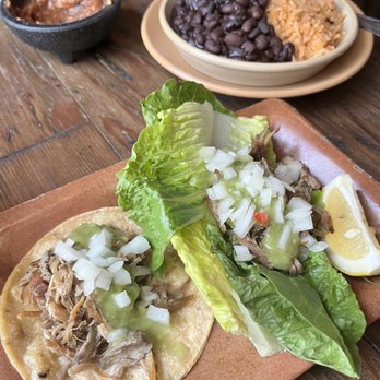 Cocina Hermanas - Carnitas tacos. One in lettuce. - Mexican Near Me - Danville, California Cocina Hermanas - Carnitas tacos. One in lettuce. - Mexican Near Me - Danville, California