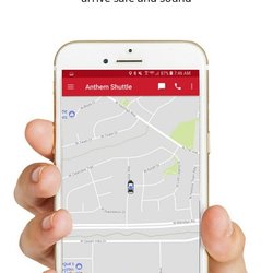 Anthem Shuttle North Valley - View your gps location on the app map