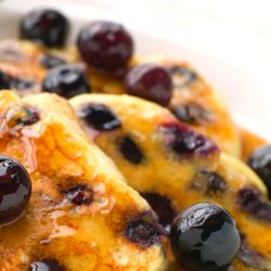 Heart of the Village - Blueberry pancakes - Heart of the Village Inn, Modern Vermont Bed and Breakfast, B&B in Shelburne VT