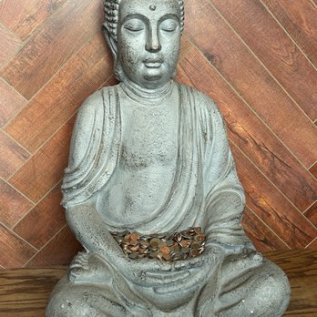 Mitsuba Cuisine - Buddha at front entrance - Japanese Near Me - Camillus, New York Mitsuba Cuisine - Buddha at front entrance - Japanese Near Me - Camillus, New York