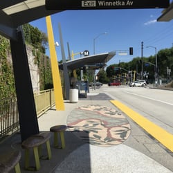 Pierce College Orange Line Station - Platform