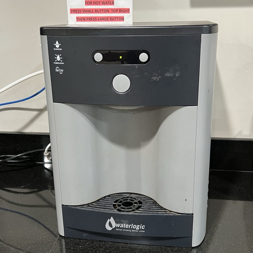 Lexus of Serramonte - Hot and cold water dispenser in their lounge. - Car Dealers Near Me - Colma, California Lexus of Serramonte - Hot and cold water dispenser in their lounge. - Car Dealers Near Me - Colma, California