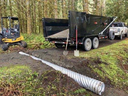 Dirt Road Excavation & Debris