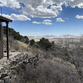 Capulin Volcano National Monument - View from Restrooms - Hiking Near Me - Capulin, New Mexico