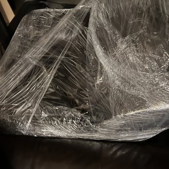 Father & Sons Moving - Couch wrapped in protective plastic - Movers Near Me - Pasadena CA, California