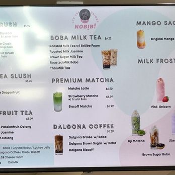 Nobibi - Menu 10/19/25 - Ice Cream & Frozen Yogurt Near Me - Hayward, California Nobibi - Menu 10/19/25 - Ice Cream & Frozen Yogurt Near Me - Hayward, California