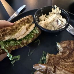 Turkey melt with fresh turkey breast on yummy marble rye. Turkey melt with fresh turkey breast on yummy marble rye.