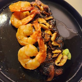 855 Aloha - Surf'n Turf $38 + shrimp $9 - Japanese Near Me - Honolulu, Hawaii