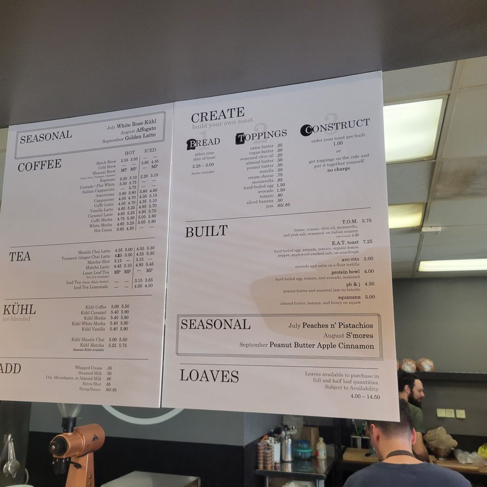 Brot Coffee - Menu - Coffee & Tea Near Me - Orange, California Brot Coffee - Menu - Coffee & Tea Near Me - Orange, California