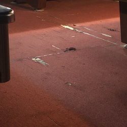 G & B Billiards & Sports Bar - Ripped up carpet, dirty & disgusting