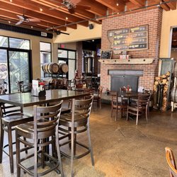 Tamarack Alehouse & Grill - Interior seating by the fireplace